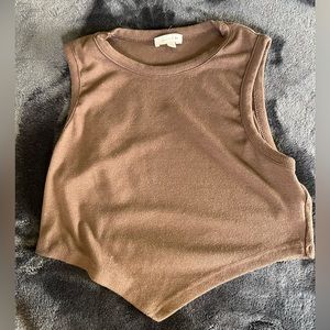 SHEIN Brown crop top